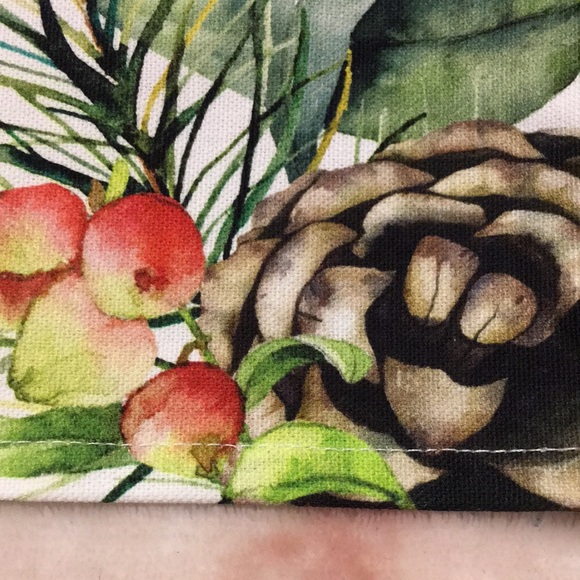 Michel Design Works Winter Pine Botanical Floral Cotton Kitchen Towel NWT - Picture 6 of 16